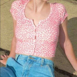 Brandy Melville Pink Zelly top 💗